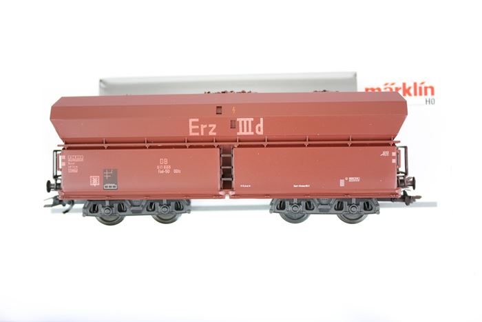 Märklin 46257-10 DB Fad-50 godsvogn med last