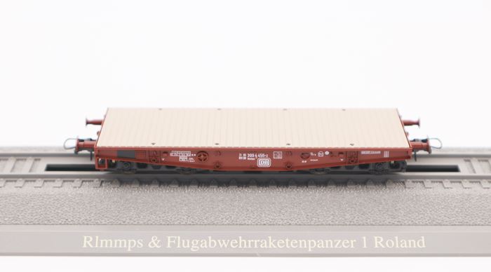 Roco Minitanks 883 DB Rlmmps kampvognstransport 'BW'
