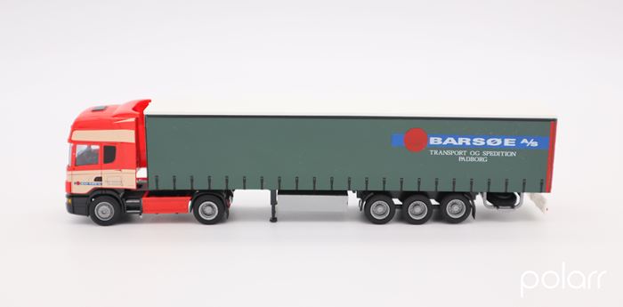 Scania lastvogn med sættevogn 'Barsøe A/S'